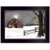 Trendy Decor 4U "Light in the Stable" Framed Wall Art, Modern Home Decor Framed Print for Living Room