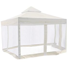 10x10ft 2T Tent Top Ivory w/ Netting