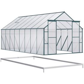 16' x 8' Aluminum Greenhouse