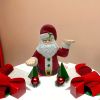 1pc Christmas Snowman Treats Holder, Funny Cute Snack Bowls Decoration, Fruit Plates For Xmas Party Display Rack