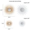 Sunburst Wall Decor Mirror 14.5"D