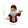 1pc Christmas Snowman Treats Holder, Funny Cute Snack Bowls Decoration, Fruit Plates For Xmas Party Display Rack