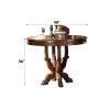 ACME Dresden Counter Height Table in Cherry Oak 12160