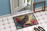 Burrowing Owl Doormat Front Door Mat Indoor Outdoor Rugs for Entryway, Non Slip Washable Low Pile, 24H X 36W