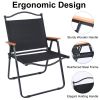 YSSOA Folding Camping Chair for Adults with Handle and Storage Bag, Small Size, 253lbs Load Bearing Collapsible Outdoor Furniture for Leisure, Beach