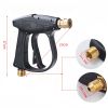 High pressure cleaner, car washer, pa kettle, water gun, aluminum spool, high pressure short gun, 1/4 quick connection five-color nozzle short gun