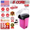 5 Core Popcorn Machine 16 Cup Capacity Hot Air Popper Mini Portable Tabletop Electric Pop Corn Maker Maquina Para Hacer Palomitas De Maiz For Home Mov